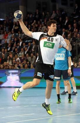 05.02.2016 - Handball - DKB Handball Bundesliga - All Star Day Nürnberg - All Star Game : Nationalmannschaft Nationalteam Deutschland - All Star Team 2016 - DaMa - Simon Ernst ( Deutschland )