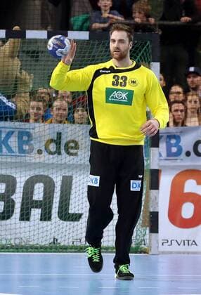 Handball, All Star Game in Nürnberg, Deutschland - Bundesliga All Stars 05.02.2016 - Handball - DKB Handball Bundesliga - All Star Day Nürnberg - All Star Game : Nationalmannschaft Nationalteam Deutschland - All Star Team 2016 - DaMa - Andreas Wolff ( Deutschland ) - Freisteller Einzelbild