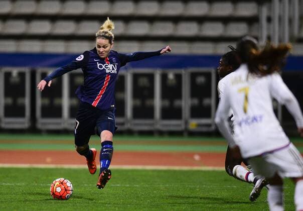 Lisa Dahlkvist ( PSG ) FOOTBALL : Paris Saint Germain vs Olympique Lyonnais - Championnat Feminin D1 - Paris - 05 02 2016 FedericoPestellini Panoramic 