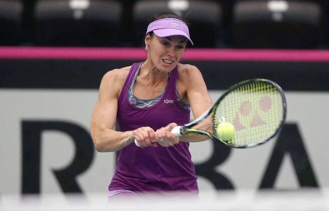 Training Martina Hingis (Schweiz)