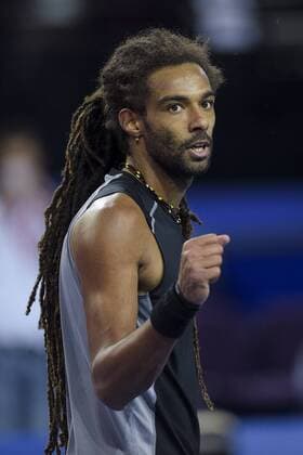 Dustin Brown (ger) TENNIS : Open Sud de France 2016 - Montpellier - 05 02 2016 JBAutissier 