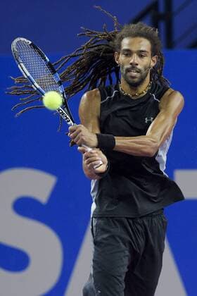 Dustin Brown (ger) TENNIS : Open Sud de France 2016 - Montpellier - 06 02 2016 JBAutissier Panoramic 