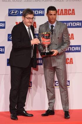 Cristiano Ronaldo en los Premios Marca en Madrid. 588  - ZUMA