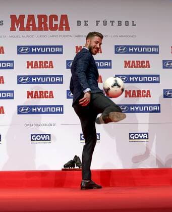 Marca Awards show at Teatro Goya in Madrid. In this picture, Sergio Ramos. xBEATRIZxGUZMANx 