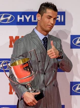 Marca Awards show at Teatro Goya in Madrid. In this picture, Cristiano Ronaldo. xDIEGOxGxSOUTOx 