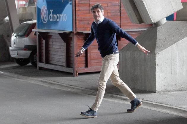 GNK Dinamo press conference PK Pressekonferenz 09.02.2016., Croatia, Zagreb - Arrival of members of GNK Dinamo in the premises of the club for the scheduled press conference. Zoran Mamic.  ZeljkoxLukunic PIXSELL