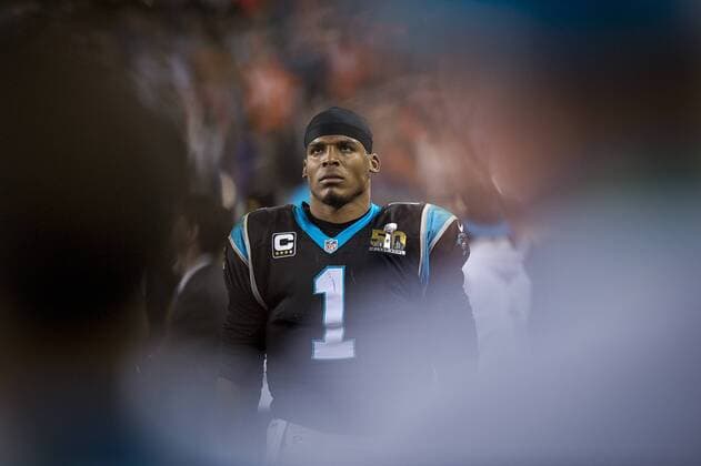 Feb. 7, 2016 - Santa Clara, CA, USA - Carolina Panthers quarterback Cam Newton (1) walk the sidelines in the final minutes of the game against the Denver Broncos in Super Bowl 50 on Sunday, Feb. 7, 2016 at Levi s Stadium in Santa Clara, Calif. Sacramento California News - Feb. 7, 2016 - ZUMAs76_