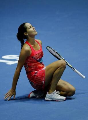 Tennis, WTA-Turnier in St. Petersburg, Ana Ivanovic St.Peterburg ladies trophy 2016. GASPARYAN M. (RUS)-IVANOVIC A. (SRB).