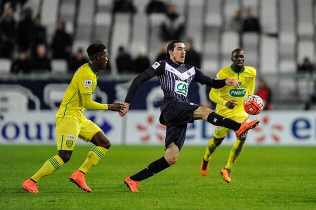 Fußball, Coupe de France, Girondins Bordeaux - FC Nantes Enzo Crivelli (gir) FOOTBALL : Girondins Bordeaux vs FC Nantes - 8eme de Finale Coupe de France - 10 02 2016 ThierryBretonx 