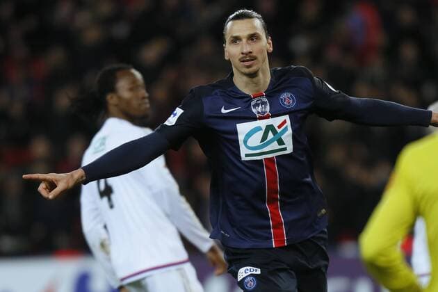 Fußball, Coupe de France, Paris St. Germain - Olympique Lyon PSG wins against Lyon at the 8e de Finale Coupe de France, Zlatan Ibrahimovic, 644 Cordon Press  xalfonsoxjimenezxvalerox x8exdexFinalexCoupexdexFrance,xOlympiquexdexLyonxvsxPSGx