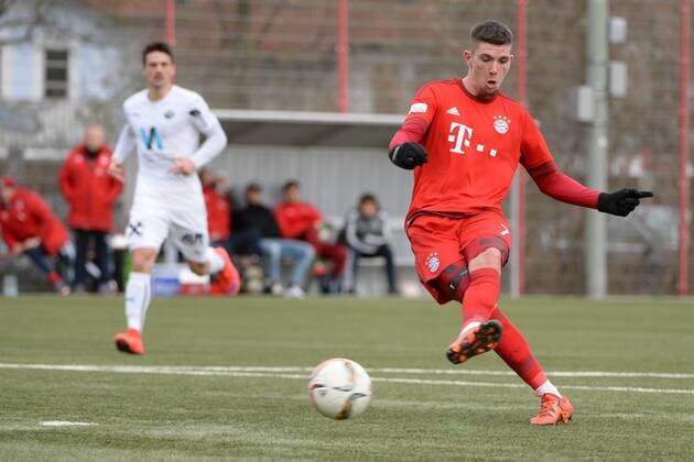 v.li.: Steeven Ribery (FC Bayern München II, 7) Torschütze zum 2:2, scores the goal, Tor, Goal, Torerfolg, Action, Aktion, Fussball, Testspiel, FC Bayern München II - WSG Swarowski Wattens, xslx