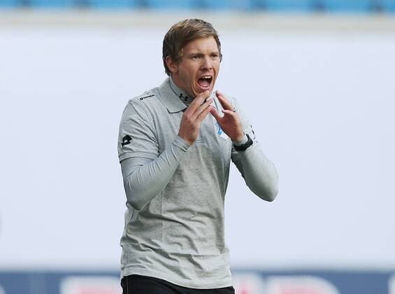 U19 Trainer Julian Nagelsmann (TSG Hoffenheim) Deutsche Meisterschaft A-Junioren Bundesliga Saison 2014-2015 RB Leipzig U19 - TSG Hoffenheim U19 Trainer Julian Nagelsmann (TSG Hoffenheim)