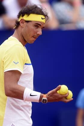 Spanish Rafel Nadal during the ATP Tennis Herren Tournament of Buenos Aires semifinals match played against Austrian Dominic Thiemi, in Buenos Aires, Argentina, 13 February 2016. ATP TOURNAMENT OF BUENOS AIRES !ACHTUNG: NUR REDAKTIONELLE NUTZUNG!  BAS20 20160213-635909908298427688