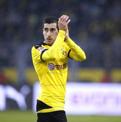 Themen der Woche - Sport MKHITARYAN Henrikh Team Borussia Dortmund DFL Fussball Bundesliga Spiel Borussia Dortmund-Hannover 96 1 : 0 am 13.Februar 2016 in Dortmund 