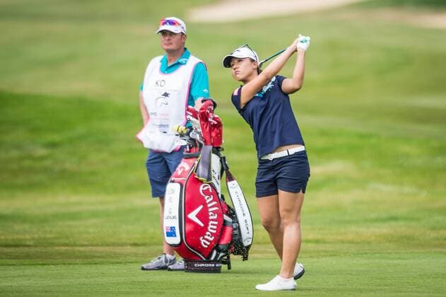 ISPS Handa NZ Women s Open --- Golf --- Day 2 --- 13 02 2016 Christchurch, New Zealand - February 13, 2016 - Lydia Ko of New Zealand plays a fairway shot during day two of the ISPS Handa New Zealand Women s Open at Clearwater Golf Club on February 13, 2016 in Christchurch, New Zealand.