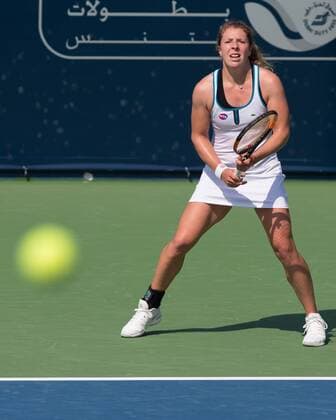 Anna-Lena Friedsam (GER) Tennis - Dubai Tennis Championships 2016 - WTA Tennis Damen - Dubai Duty Free Tennis Stadium - Dubai - - United Arab Emirates - 15 February 2016.