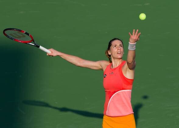Andrea Petkovic (GER) Tennis - Dubai Tennis Championships 2016 - WTA Tennis Damen - Dubai Duty Free Tennis Stadium - Dubai - - United Arab Emirates - 15 February 2016.