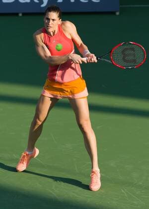 Andrea Petkovic (GER) Tennis - Dubai Tennis Championships 2016 - WTA Tennis Damen - Dubai Duty Free Tennis Stadium - Dubai - - United Arab Emirates - 15 February 2016.