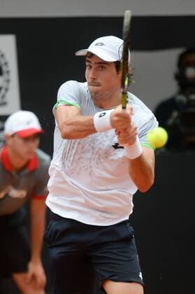 Tennis, ATP-Turnier in Rio de Janeiro Rio Open 2016 RIO DE JANEIRO, Brazil - 02 15 2016: RIO OPEN - Guido Pella (ARG) against John Isner (USA) for Rio Open which takes place at the Brazilian Jockey Club 15-21 of February. (Photo: Celso Pupo FotoArena)  CelsoxPupo