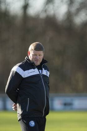 Gent s head coach Hein Vanhaezebrouck pictured during a training session of Belgian first league soccer team KAA Gent, Tuesday 16 February 2016 in Gent. Gent is preparing for the first leg of the 1 8 finals of the UEFA Champions League competition against German club VfL Wolfsburg tomorrow. JASPERxJACOBS  x04793804x