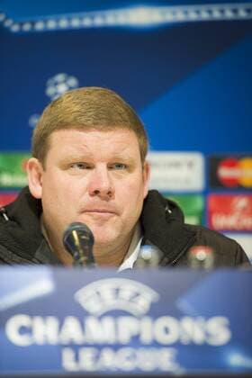 Fußball, Champions League, KAA Gent PK Gent s head coach Hein Vanhaezebrouck pictured during a press conference PK Pressekonferenz of Belgian first league soccer team KAA Gent, Tuesday 16 February 2016 in Gent. Gent is preparing for the first leg of the 1 8 finals of the UEFA Champions League competition against German club VfL Wolfsburg tomorrow. JASPERxJACOBS  x04793901x