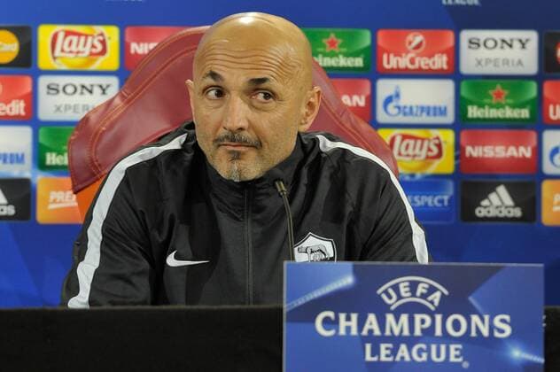 Fußball, Champions League, AS Rom PK IPP20160216 Football - soccer: UEFA Champions League, AS Rom - Real madrid, Luciano Spalletti (Hinweis: Verwendung nur in Deutschland - only Germany) xHOCHxZWEIx xItalyxPhotoxPressx 