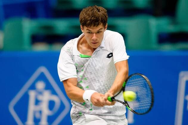 Tennis, ATP-Turnier in Breslau Breslau Tennis Challenger Tour Wroclaw Open 2016 Kamil Majchrzak  20160216_PF_PA044