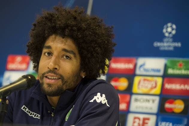 Fußball, Champions League, VfL Wolfsburg PK Wolfsburg Brazilian player Bonfim Costa Dante pictured at a press conference PK Pressekonferenz of German soccer club VfL Wolfsburg, Tuesday 16 February 2016 in Gent. Wolfsburg is preparing for the first leg of the 1 8 finals of the UEFA Champions League competition against Belgian team KAA Gent tomorrow. JASPERxJACOBS  x04794204x
