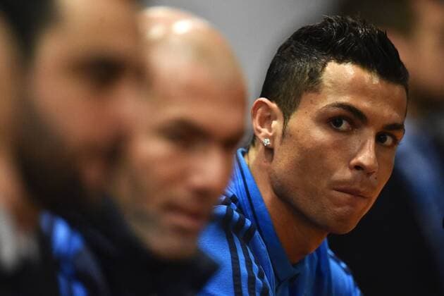 Bilder des Tages - SPORT Fußball, Champions League, Real Madrid PK Cristiano Ronaldo Roma 16-02-2016 Stadio Olimpico, Football, Real Madrid press conference PK Pressekonferenz and training the day before champions league andreaxstaccioli