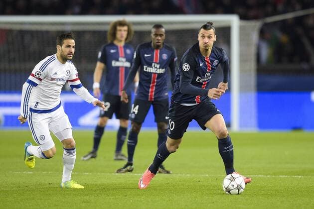 Fußball, Champions League, Paris St. Germain - FC Chelsea Zlatan Ibrahimovic (PSG) FOOTBALL : Paris St. Germain - Chelsea FC London - Champions League - Paris - 16 02 2016 JBAutissierx 