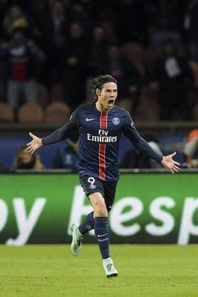 Edinson Cavani (PSG) - Fussball, Champions League, Paris Saint Germain PSG vs. FC Chelsea - 16 02 2016 JBAutissier Panoramic 