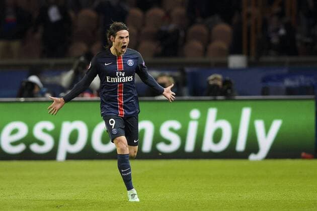 Edinson Cavani (PSG) - Fussball, Champions League, Paris Saint Germain PSG vs. FC Chelsea - 16 02 2016 JBAutissier Panoramic 