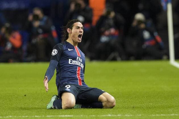 Fußball, Champions League, Paris St. Germain - FC Chelsea Edinson Cavani (PSG) - Fussball, Champions League, Paris Saint Germain PSG vs. FC Chelsea - 16 02 2016 JBAutissier Panoramic 