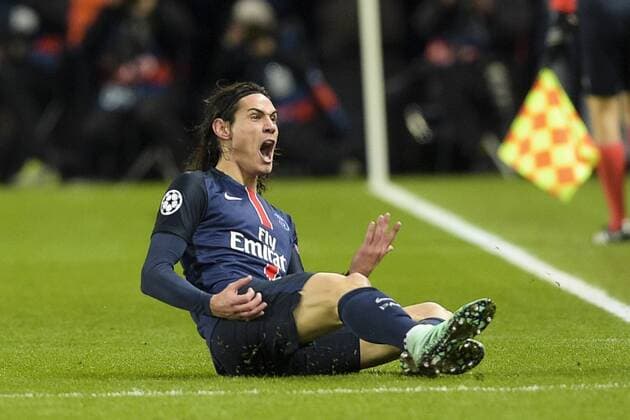 Edinson Cavani (PSG) - Fussball, Champions League, Paris Saint Germain PSG vs. FC Chelsea - 16 02 2016 JBAutissier Panoramic 