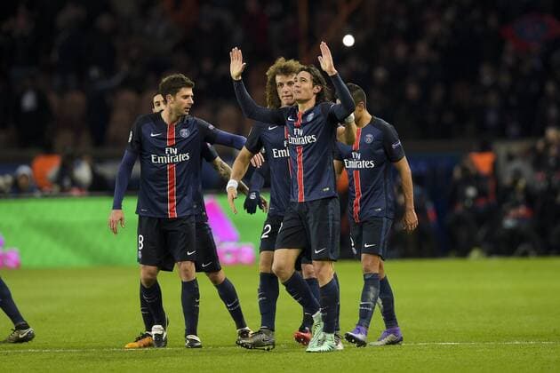 Edinson Cavani (PSG) - Fussball, Champions League, Paris Saint Germain PSG vs. FC Chelsea - 16 02 2016 JBAutissier Panoramic 