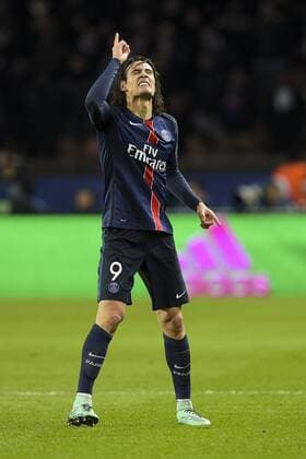 Fußball, Champions League, Paris St. Germain besiegt FC Chelsea Edinson Cavani (PSG) - Fussball, Champions League, Paris Saint Germain PSG vs. FC Chelsea - 16 02 2016 JBAutissier Panoramic 