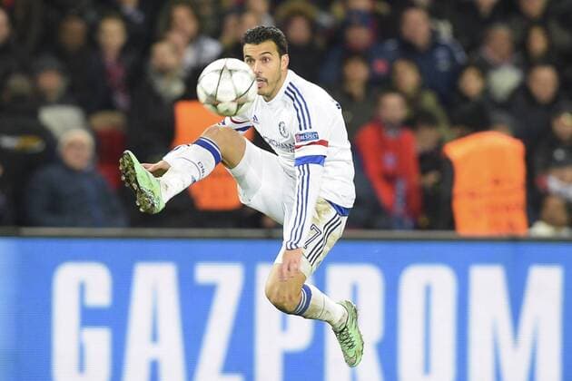 Fußball, Champions League, Paris St. Germain - FC Chelsea Pedro Rodriguez (Chelsea) - Fussball, Champions League, Paris Saint Germain PSG vs. FC Chelsea - 16 02 2016 JBAutissier Panoramic 