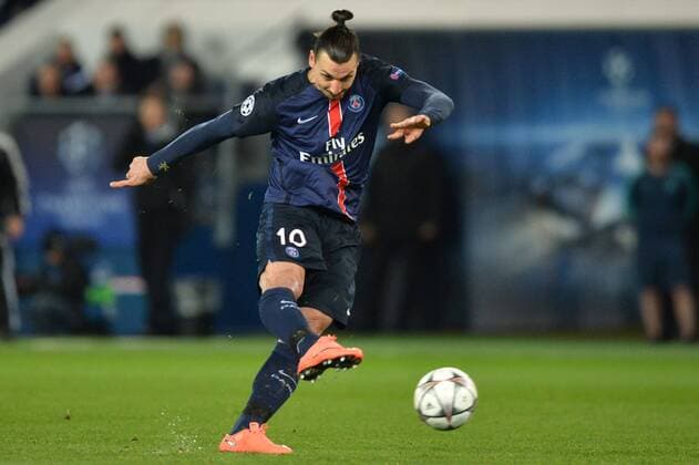 Fußball, Champions League, Paris St. Germain - FC Chelsea ZLATAN IBRAHIMOVIC (psg) - Fussball, Champions League, Paris Saint Germain PSG vs. FC Chelsea - 16 02 2016 AnthonyBIBARD FEP Panoramic 
