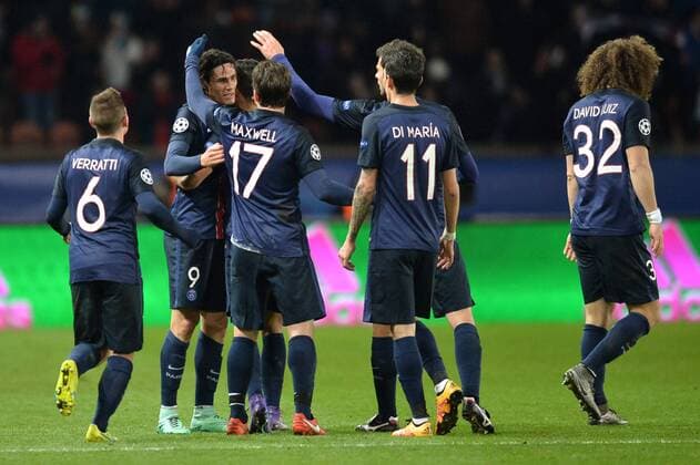EDINSON CAVANI (psg) - Fussball, Champions League, Paris Saint Germain PSG vs. FC Chelsea - 16 02 2016 AnthonyBIBARD FEP Panoramic 