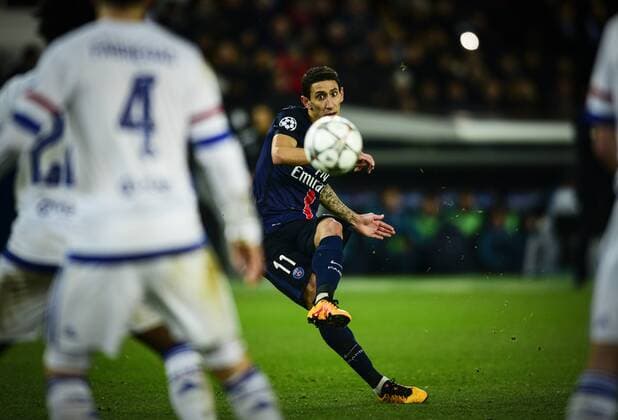 Angel Di Maria ( PSG ) - Fussball, Champions League, Paris Saint Germain PSG vs. FC Chelsea - 16 02 2016 FedericoPestellini Panoramic 