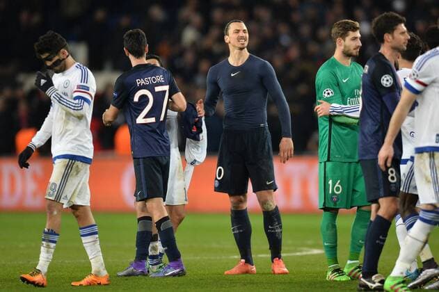 ZLATAN IBRAHIMOVIC (psg) - Fussball, Champions League, Paris Saint Germain PSG vs. FC Chelsea - 16 02 2016 AnthonyBIBARD FEP Panoramic 