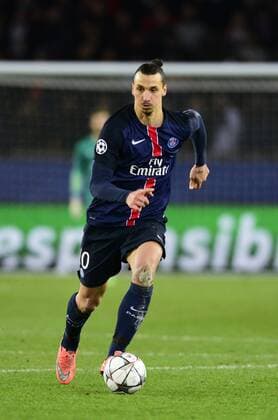 Zlatan Ibrahimovic ( PSG ) - Fussball, Champions League, Paris Saint Germain PSG vs. FC Chelsea - 16 02 2016 FedericoPestellini Panoramic 