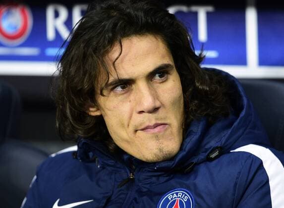 Edinson Cavani ( PSG ) - Fussball, Champions League, Paris Saint Germain PSG vs. FC Chelsea - 16 02 2016 FedericoPestellini Panoramic 
