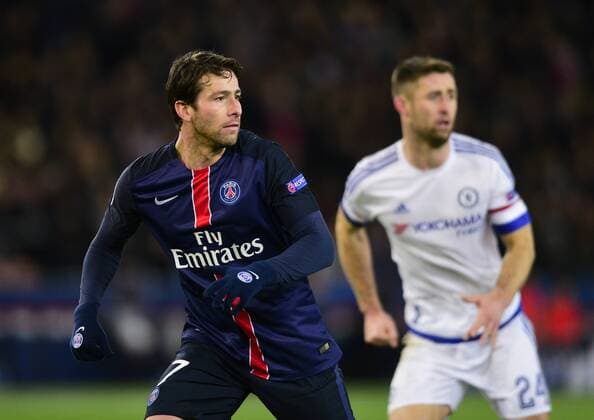 Maxwell ( PSG ) - Fussball, Champions League, Paris Saint Germain PSG vs. FC Chelsea - 16 02 2016 FedericoPestellini Panoramic 