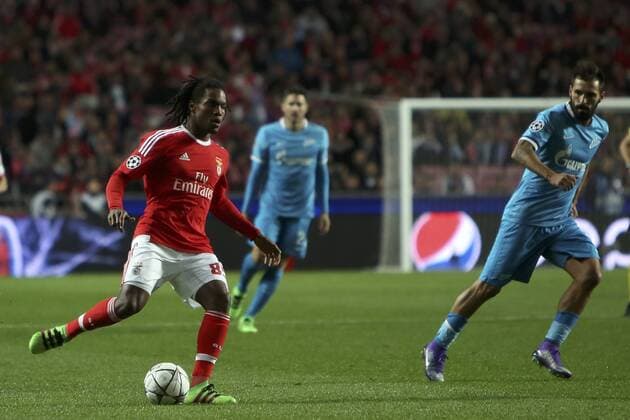 Fußball, Champions League, Benfica Lissabon - FC Zenit St Petersburg Feb 16, 2016 - Lisbon, Portugal - Benfica s midfielder Renato Sanches in action during the UEFA Champions League round of 16 football match between SL Benfica and FC Zenith at the Luz stadium in Lisbon. Soccer 2016 - Benfica 1-0 Zenit  - ZUMA