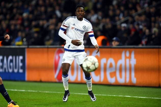 Baba Rahman (Chelsea), FEBRUARY 16, 2016 - Football Soccer : UEFA Champions League round of 16 1st leg match between Paris Saint Germain 2-1 Chelsea at the Parc des Princes in Paris, France. NoxThirdxPartyxSales  (mmcb008044)