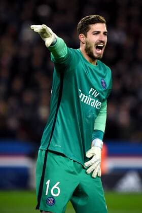 Kevin Trapp (PSG), FEBRUARY 16, 2016 - Football Soccer : UEFA Champions League round of 16 1st leg match between Paris Saint Germain 2-1 Chelsea at the Parc des Princes in Paris, France. NoxThirdxPartyxSales  (mmcb008057)