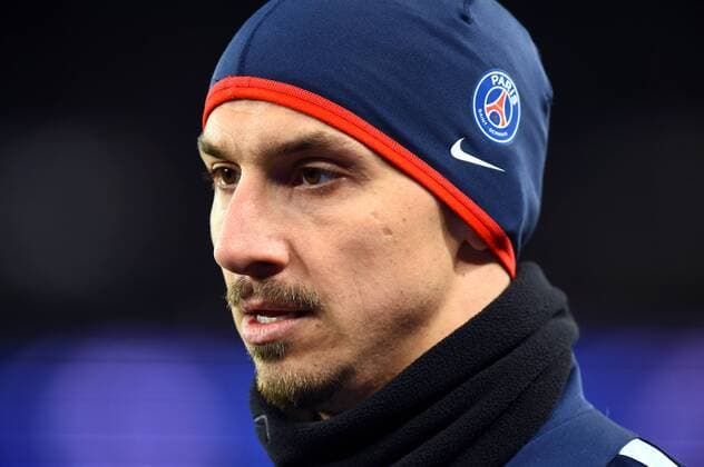 Zlatan Ibrahimovic (PSG), FEBRUARY 16, 2016 - Football Soccer : UEFA Champions League round of 16 1st leg match between Paris Saint Germain 2-1 Chelsea at the Parc des Princes in Paris, France. NoxThirdxPartyxSales  (mmcb008068)