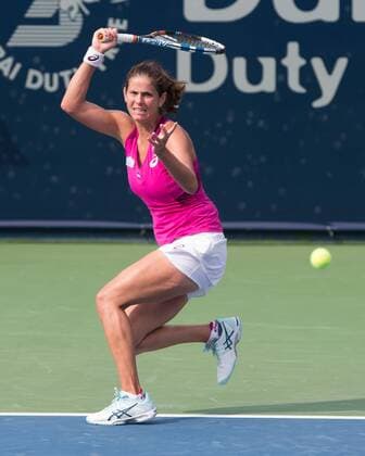 Julia Goerges (GER) Tennis - Dubai Tennis Championships 2016 - WTA Tennis Damen - Dubai Duty Free Tennis Stadium - Dubai - - United Arab Emirates - 17 February 2016.