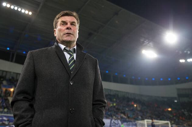 Gent Trainer Dieter Hecking (VfL Wolfsburg) beim Champions-League Achtelfinal Hinspiel zwischen KAA Gent und dem VfL Wolfsburg am 17.02.2016, Copyright: Schueler Eibner-Pressefoto EP_JSE